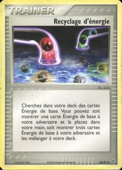 Carte Pokémon: Recyclage d'énergie