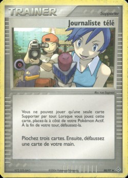 Carte Pokémon: Journaliste télé