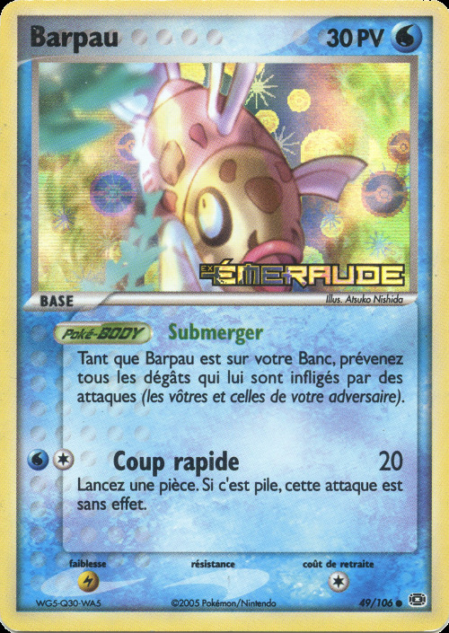 Carte Pokémon: Barpau