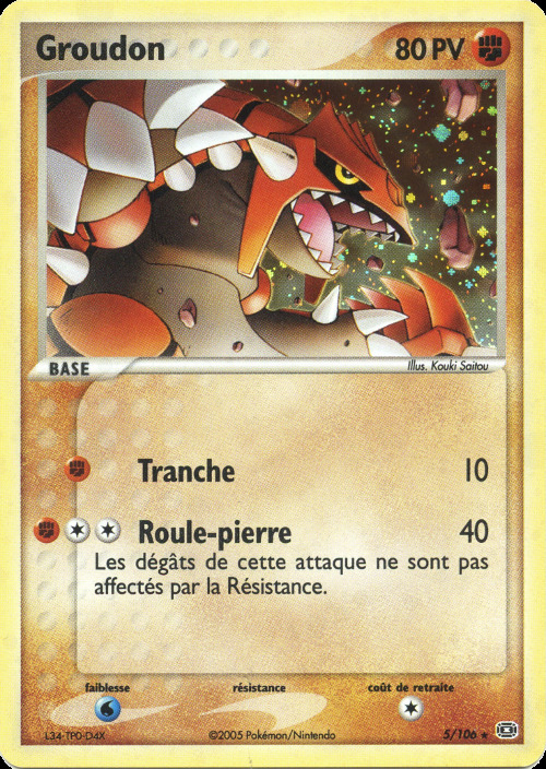 Carte Pokémon: Groudon