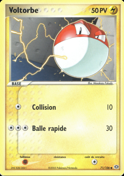 Carte Pokémon: Voltorbe