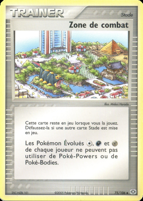 Carte Pokémon: Zone de combat