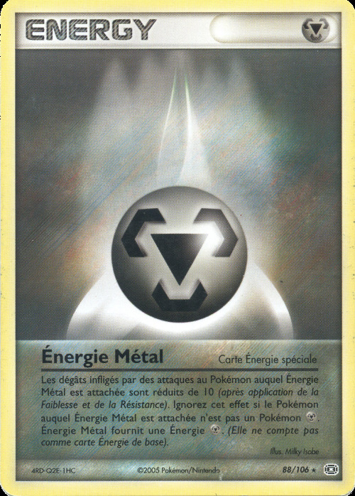 Carte Pokémon: Énergie Métal