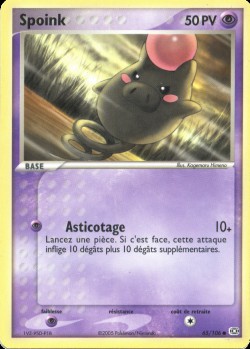 Carte Pokémon: Spoink