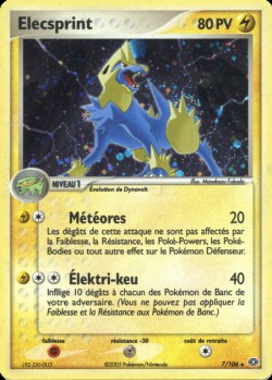 Carte Pokémon: Elecsprint