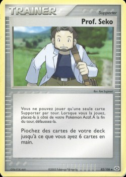 Carte Pokémon: Prof. Seko