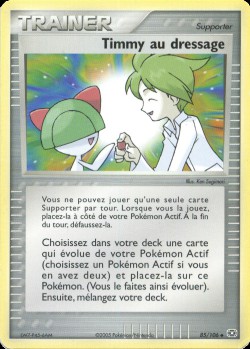 Carte Pokémon: Timmy au dressage