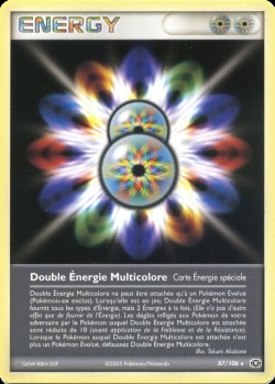 Carte Pokémon: Double Énergie Multicolore