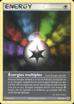 Carte Pokémon: Énergies multiples