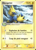 Carte Pokémon: Élecsprint