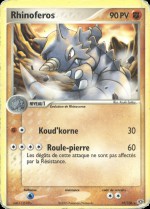 Carte Pokémon: Rhinoféros