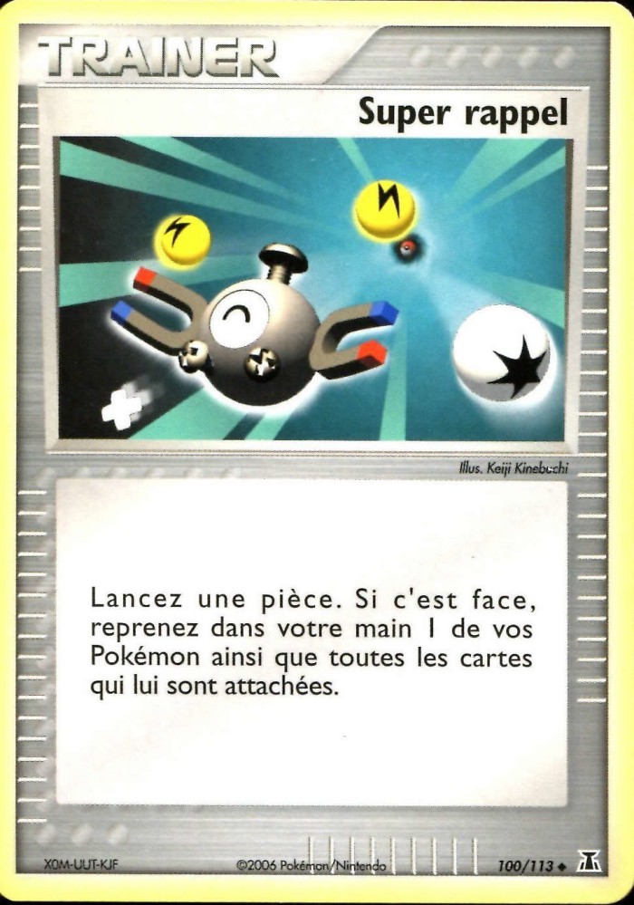 Carte Pokémon: Super rappel