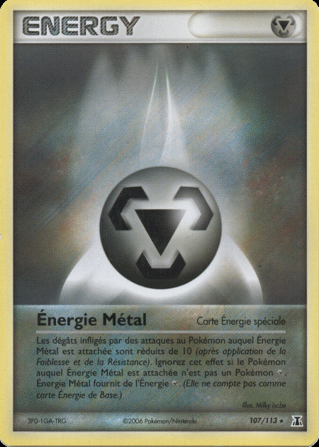 Carte Pokémon: Énergie Métal