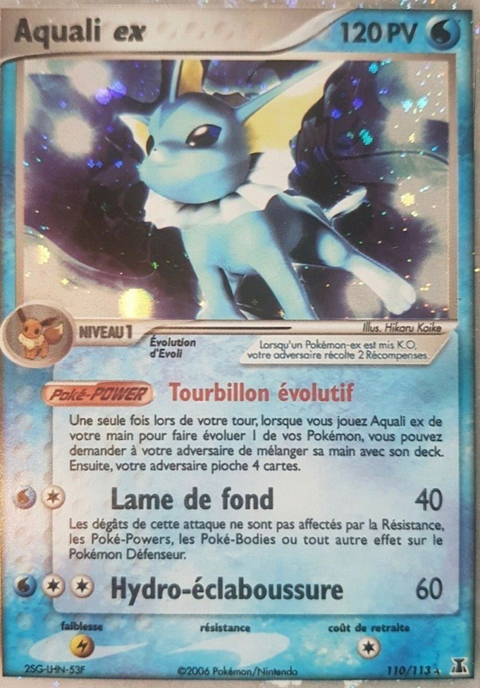 Carte Pokémon: Aquali ex