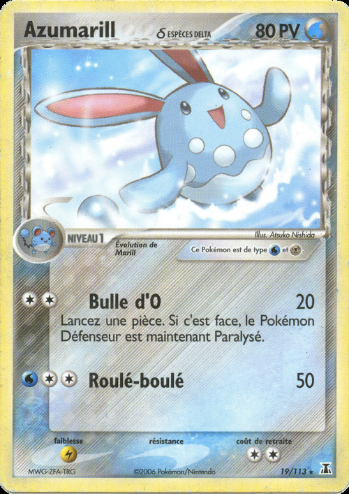 Carte Pokémon: Azumarill δ