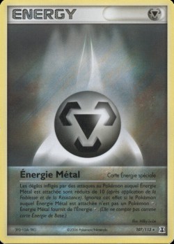 Carte Pokémon: Énergie Métal