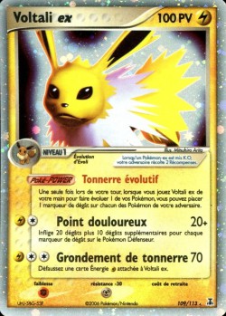 Carte Pokémon: Voltali ex