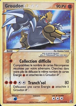 Carte Pokémon: Groudon star