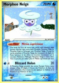 Carte Pokémon: Morpheo Neige