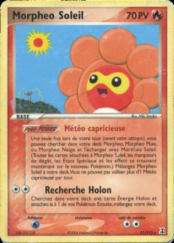 Carte Pokémon: Morpheo Soleil