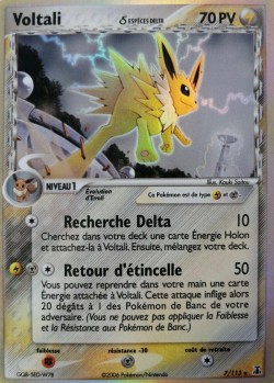 Carte Pokémon: Voltali δ