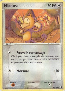 Carte Pokémon: Miaouss