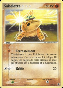 Carte Pokémon: Sabelette