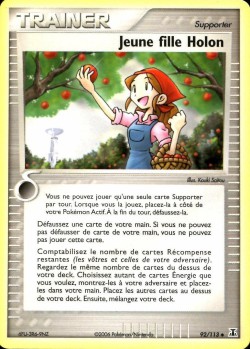 Carte Pokémon: Jeune fille Holon