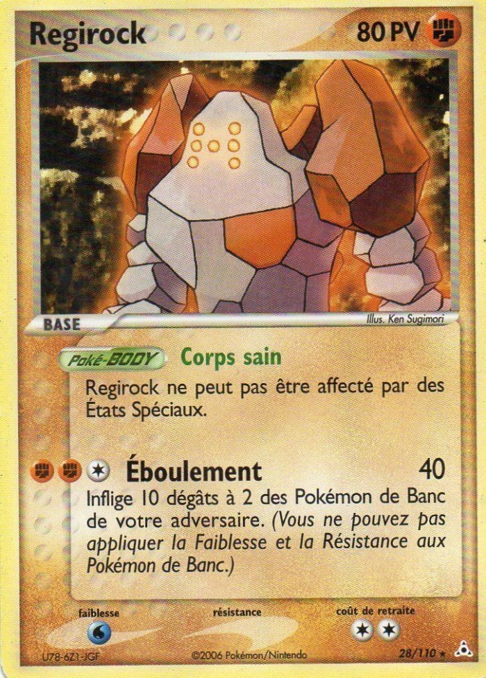 Carte Pokémon: Regirock