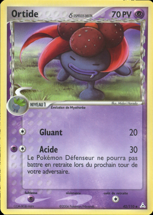 Carte Pokémon: Ortide δ