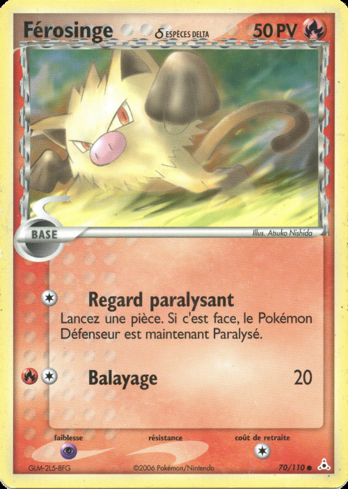 Carte Pokémon: Férosinge δ