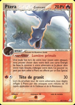 Carte Pokémon: Ptera δ