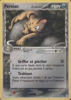 Carte Pokémon: Persian δ