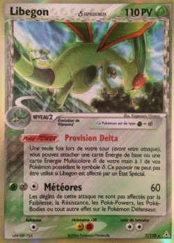 Carte Pokémon: Libegon δ