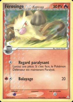 Carte Pokémon: Férosinge δ