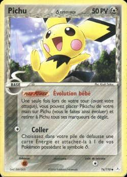 Carte Pokémon: Pichu δ