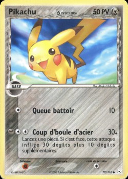 Carte Pokémon: Pikachu δ