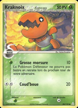 Carte Pokémon: Kraknoix δ