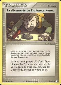 Carte Pokémon: La découverte du Professeur Kosmo