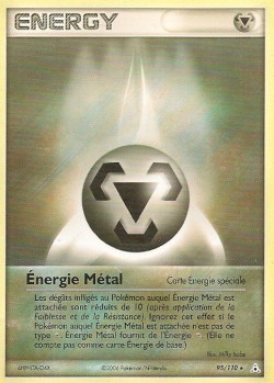 Carte Pokémon: Énergie Métal