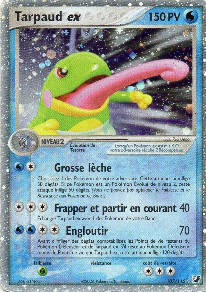 Carte Pokémon: Tarpaud ex