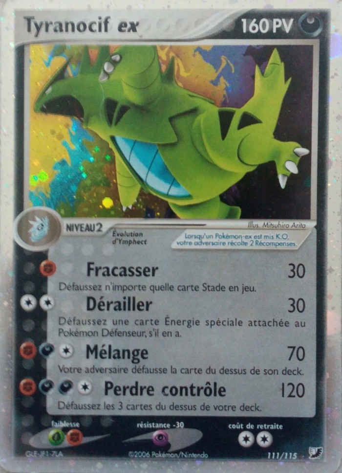 Carte Pokémon: Tyranocif ex