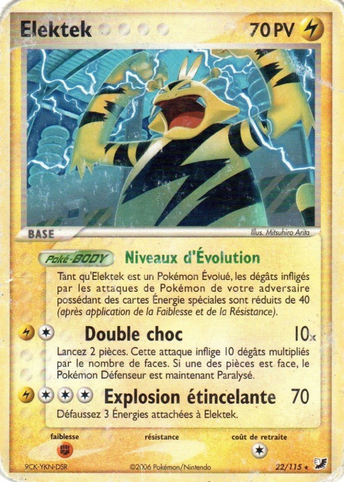 Carte Pokémon: Elektek