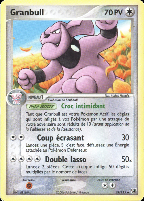 Carte Pokémon: Granbull