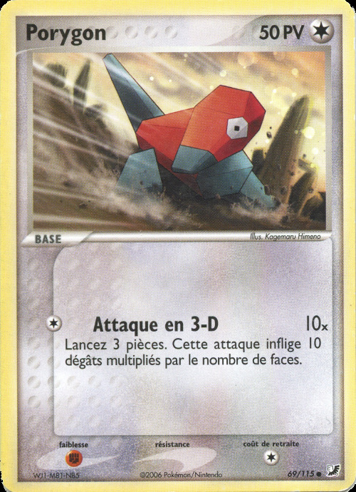 Carte Pokémon: Porygon