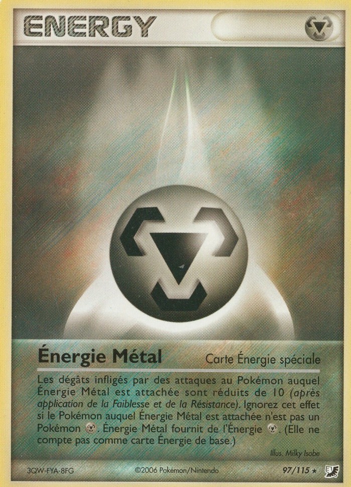 Carte Pokémon: Énergie Métal