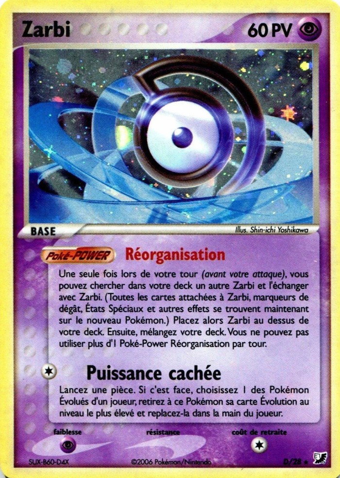 Carte Pokémon: Zarbi