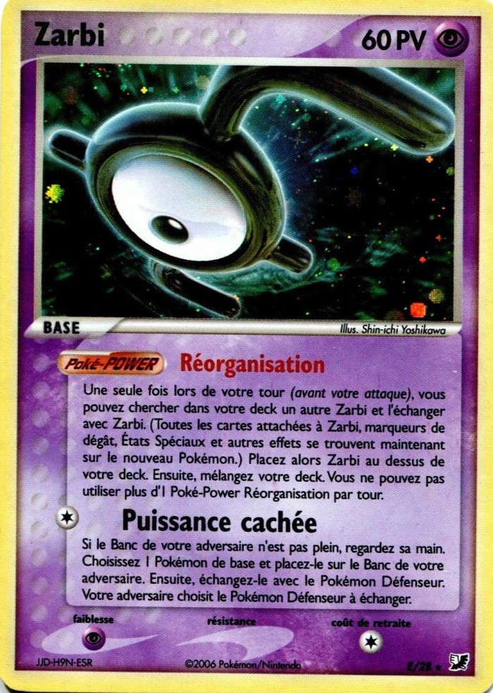 Carte Pokémon: Zarbi