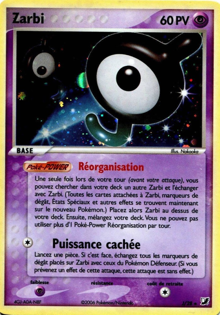 Carte Pokémon: Zarbi