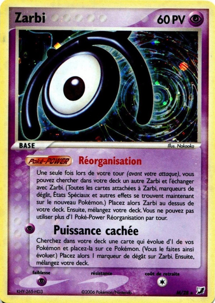 Carte Pokémon: Zarbi